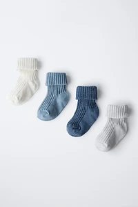 FOUR-PACK OF COLOR SOCKS