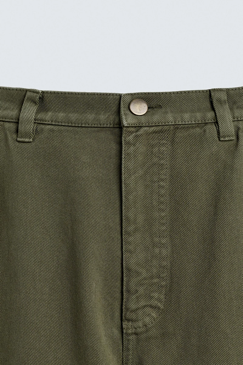 PANTALON BATTLE COUPE DÉCONTRACTÉE DÉLAVÉ