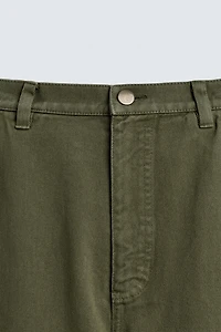 PANTALON BATTLE COUPE DÉCONTRACTÉE DÉLAVÉ