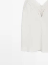 Camisole top with buttons