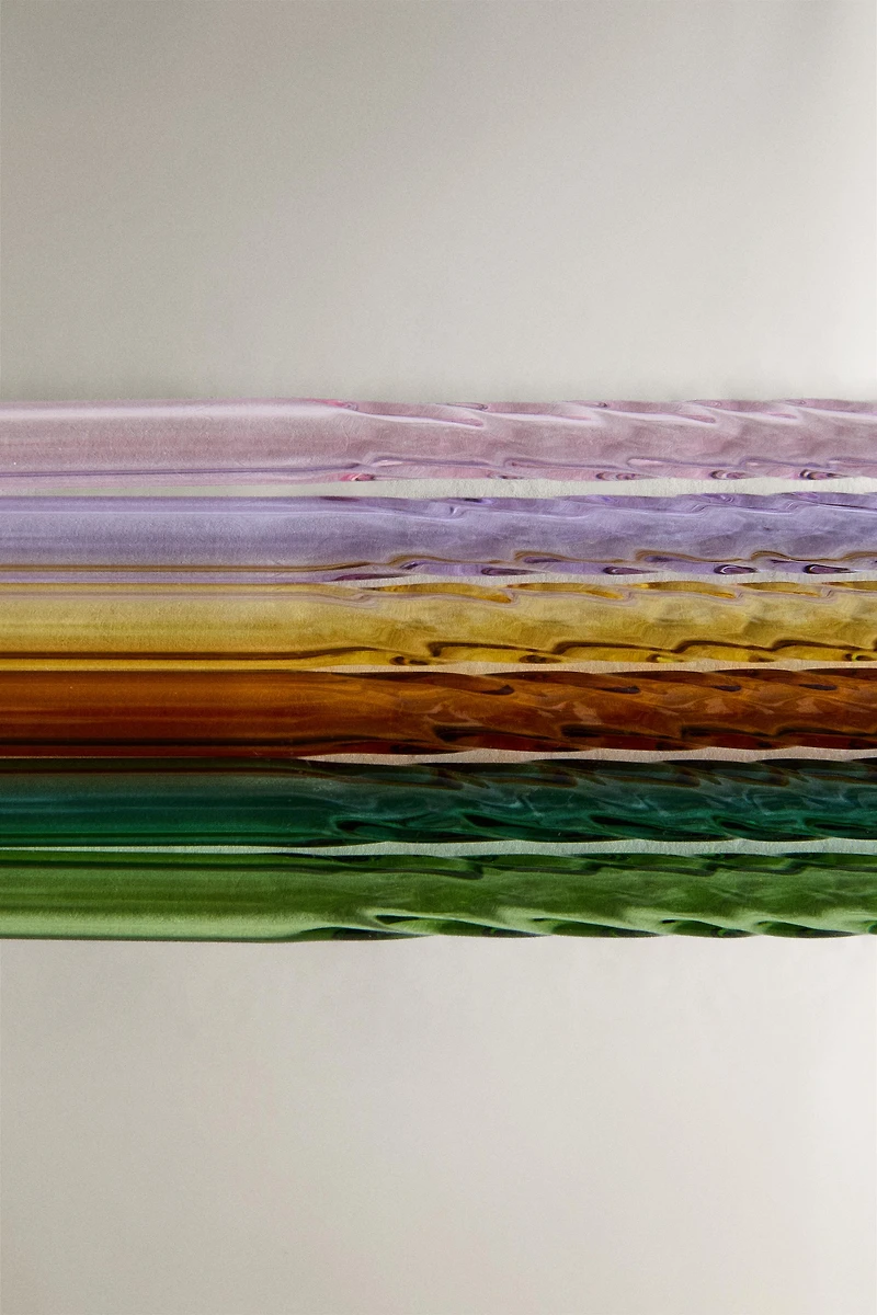 COLOURED BOROSILICATE GLASS STRAW PACK (PACK OF 6)