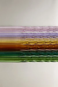 COLOURED BOROSILICATE GLASS STRAW PACK (PACK OF 6)