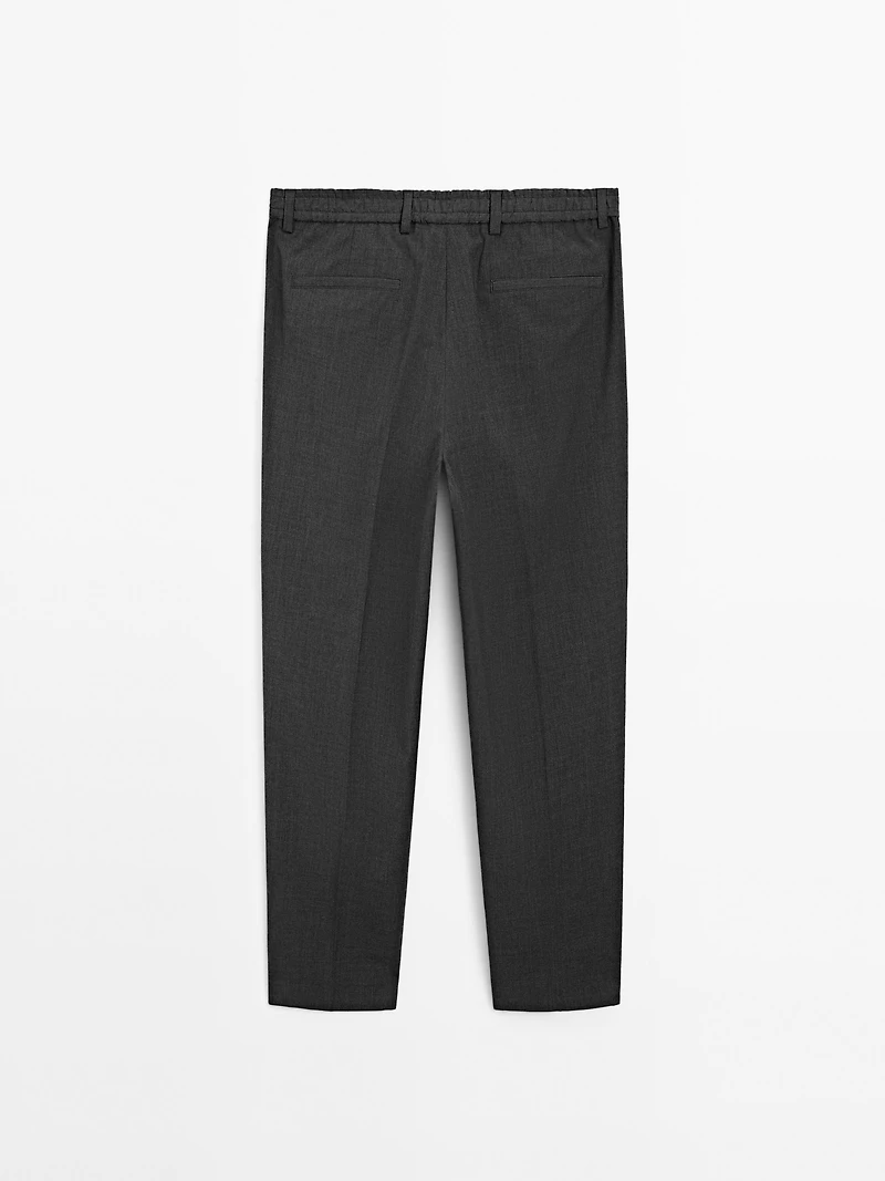 Pantalon laine total look