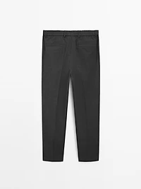Pantalon laine total look