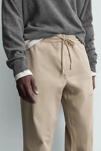 SLIM FIT JOGGER WAIST PANTS