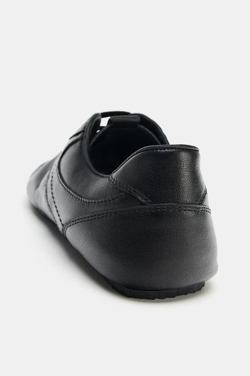 LEATHER DERBY SHOES