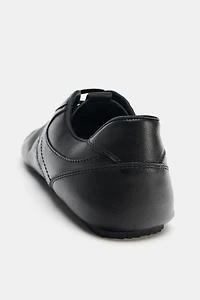 LEATHER DERBY SHOES