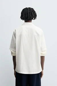 RELAXED FIT TEXTURED SHIRT