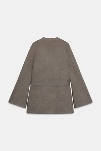 BELTED CARDIGAN