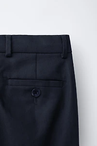 PANTALON DE COSTUME AVEC COTON ET LIN