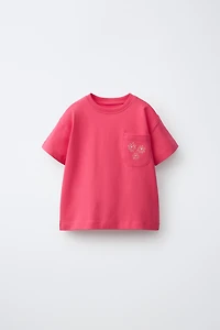 EMBROIDERED POCKET T-SHIRT