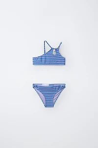 6-14 YRS | TEXTURED STRIPED BIKINI
