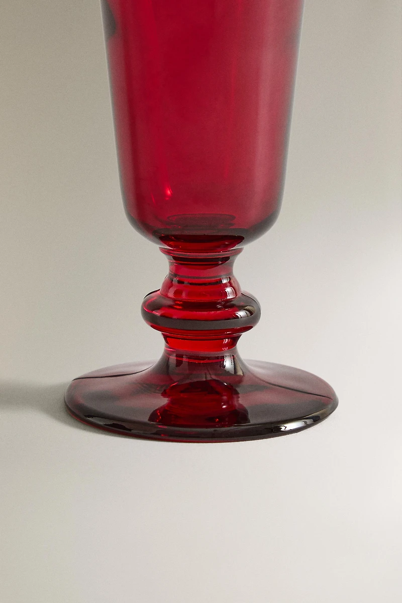 CHRISTMAS FLUTE GLASS