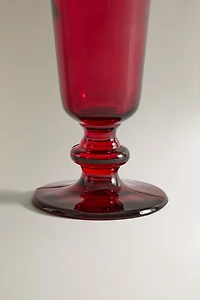 CHRISTMAS FLUTE GLASS