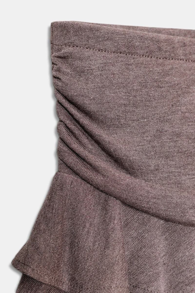 SOFT RUFFLED SKIRT