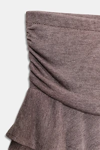 SOFT RUFFLED SKIRT
