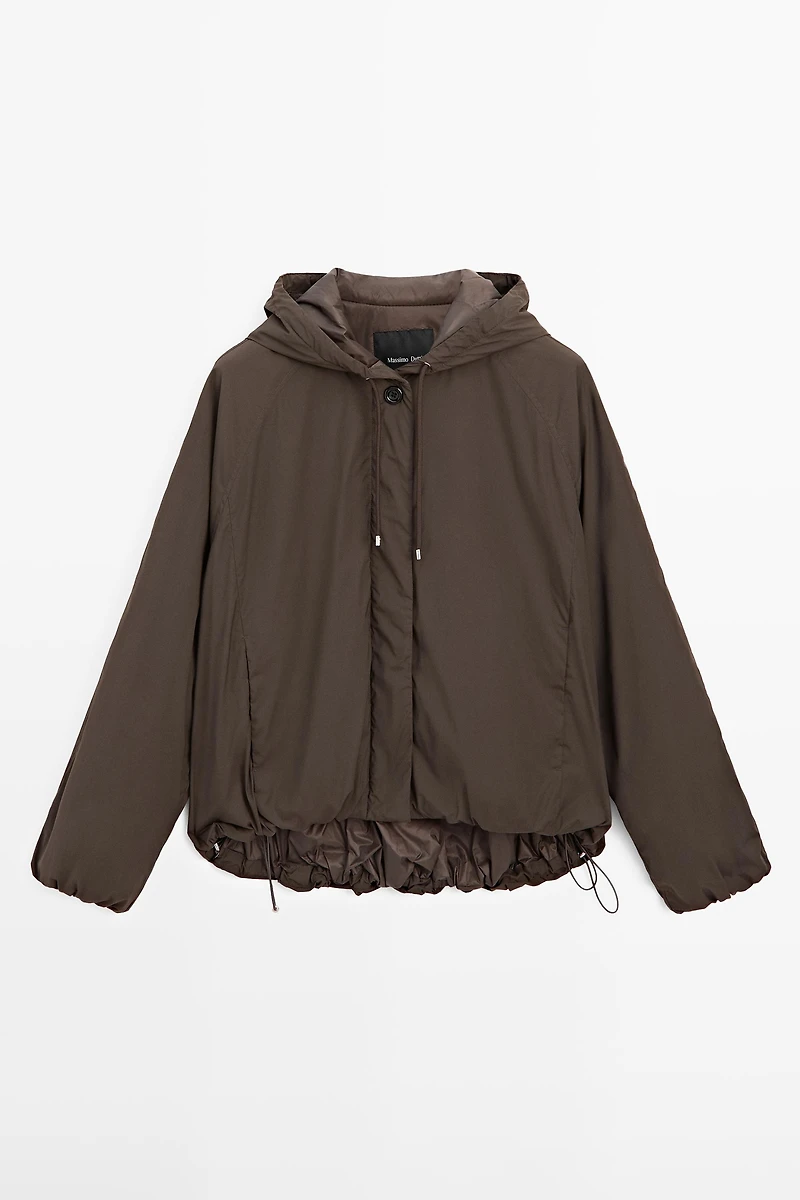 High neck puffer jacket
