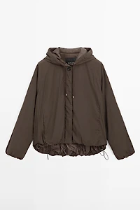 High neck puffer jacket