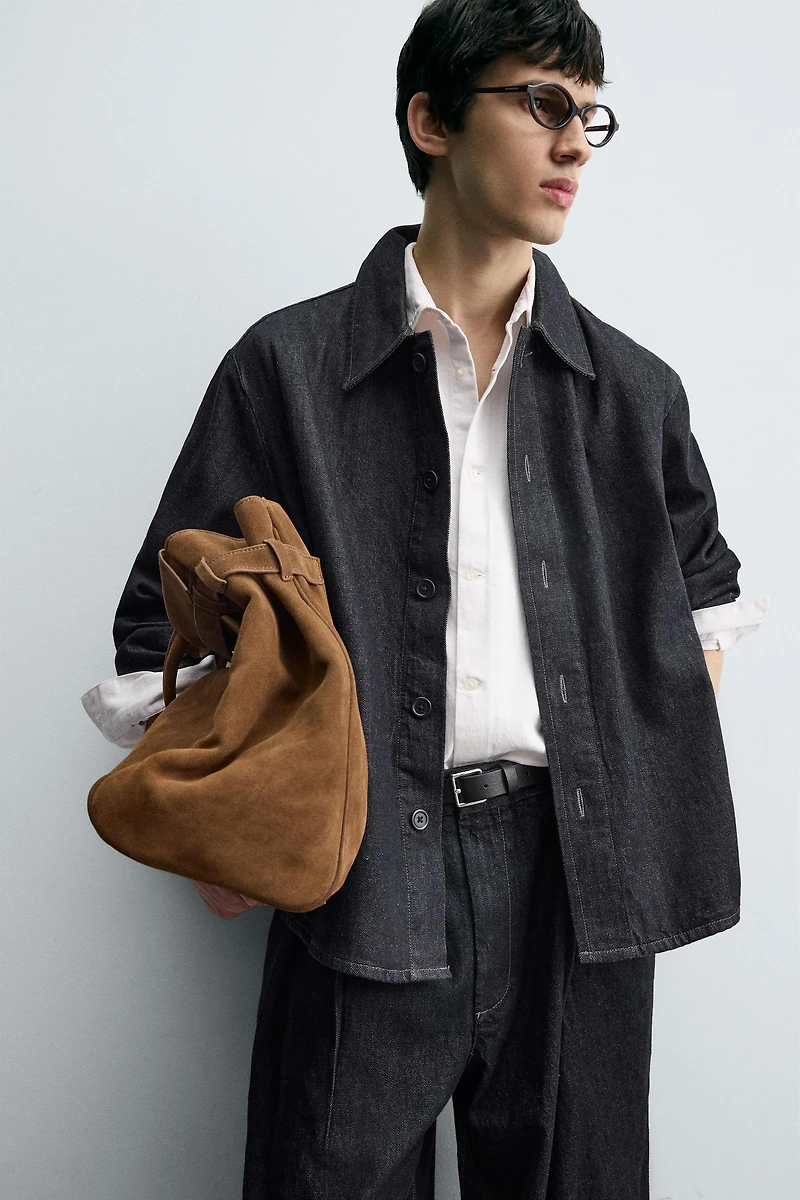 SURCHEMISE COUPE DÉCONTRACTÉE EN DENIM