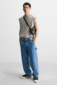 RUBBERIZED CROSSBODY BAG