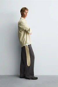 PANTALON COUPE DÉCONTRACTÉE COLOR BLOCK
