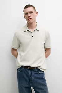 100% cotton short sleeve polo shirt