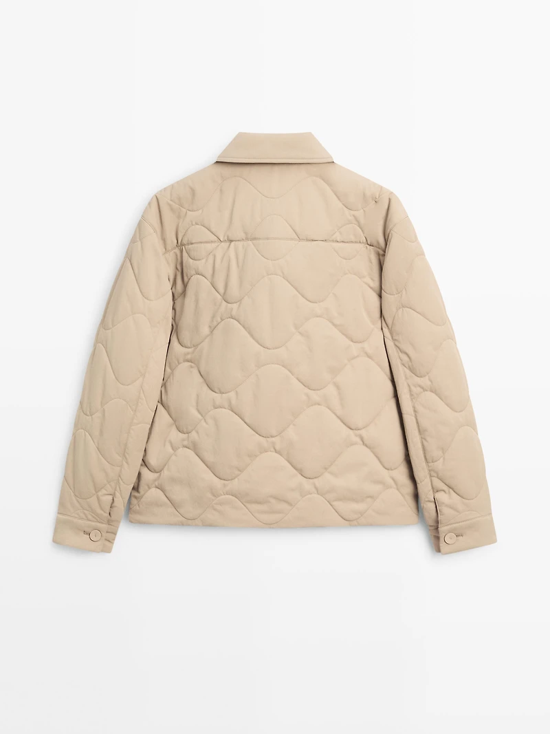 Jacket with seam details