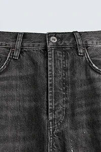 BARREL FIT JEANS WITH TWISTED SEAMS