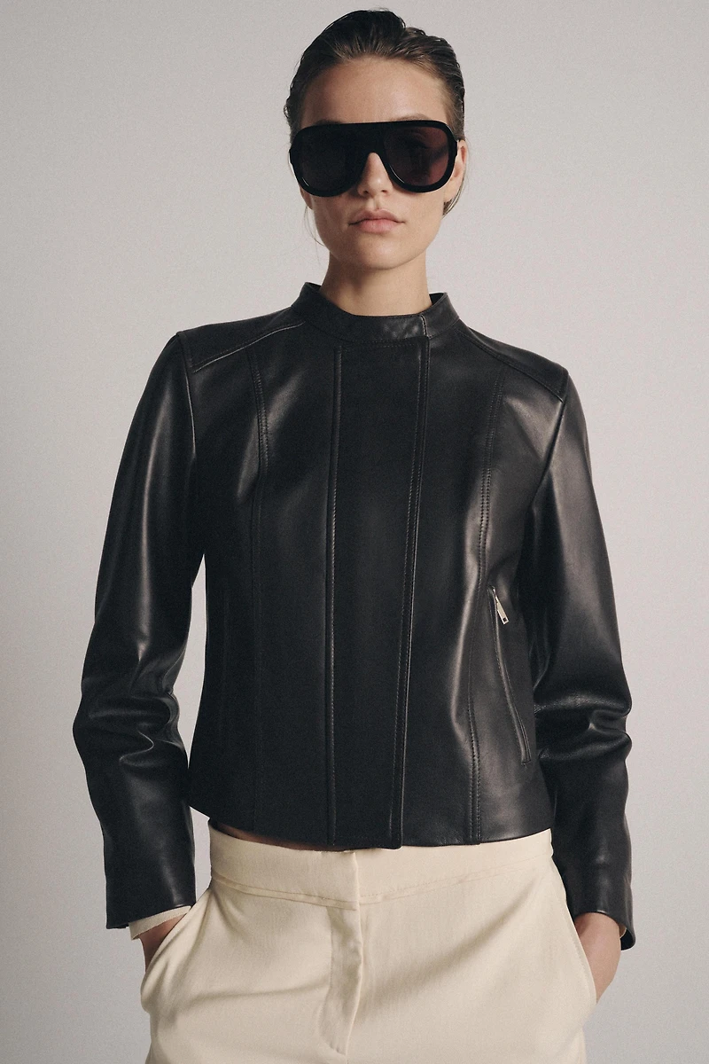 100% LEATHER JACKET ZW COLLECTION LIMITED EDITION