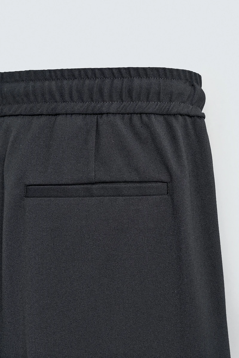 JOGGER WAIST STRETCH PANTS