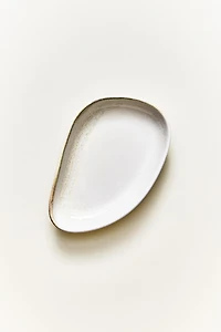 ECRU STONEWARE MINI PLATE