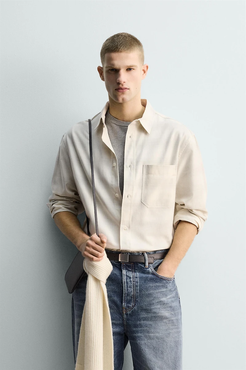PLAID POCKET SHIRT