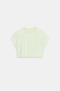 COMBINATION CROPPED T-SHIRT