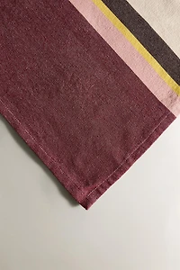 NAPPE COTON RAYURES X COLLAGERIE