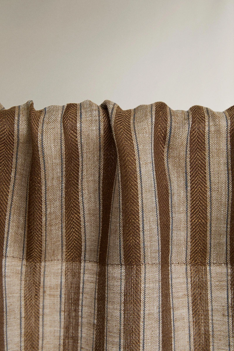 STRIPED LINEN CURTAIN