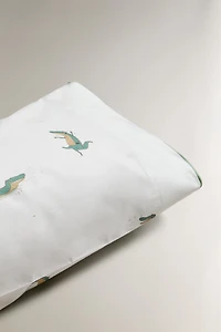 CHILDREN’S CROCODILE PILLOWCASE