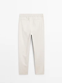 Cotton blend joggers