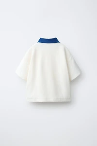 TERRYCLOTH POLO SHIRT