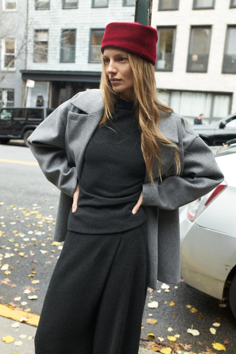 SOFT DOUBLE-BREASTED COAT