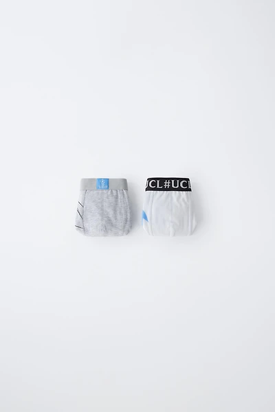 2-6 YEARS/ TWO-PACK OF UEFA CHAMPIONS LEAGUE ® BOXERS