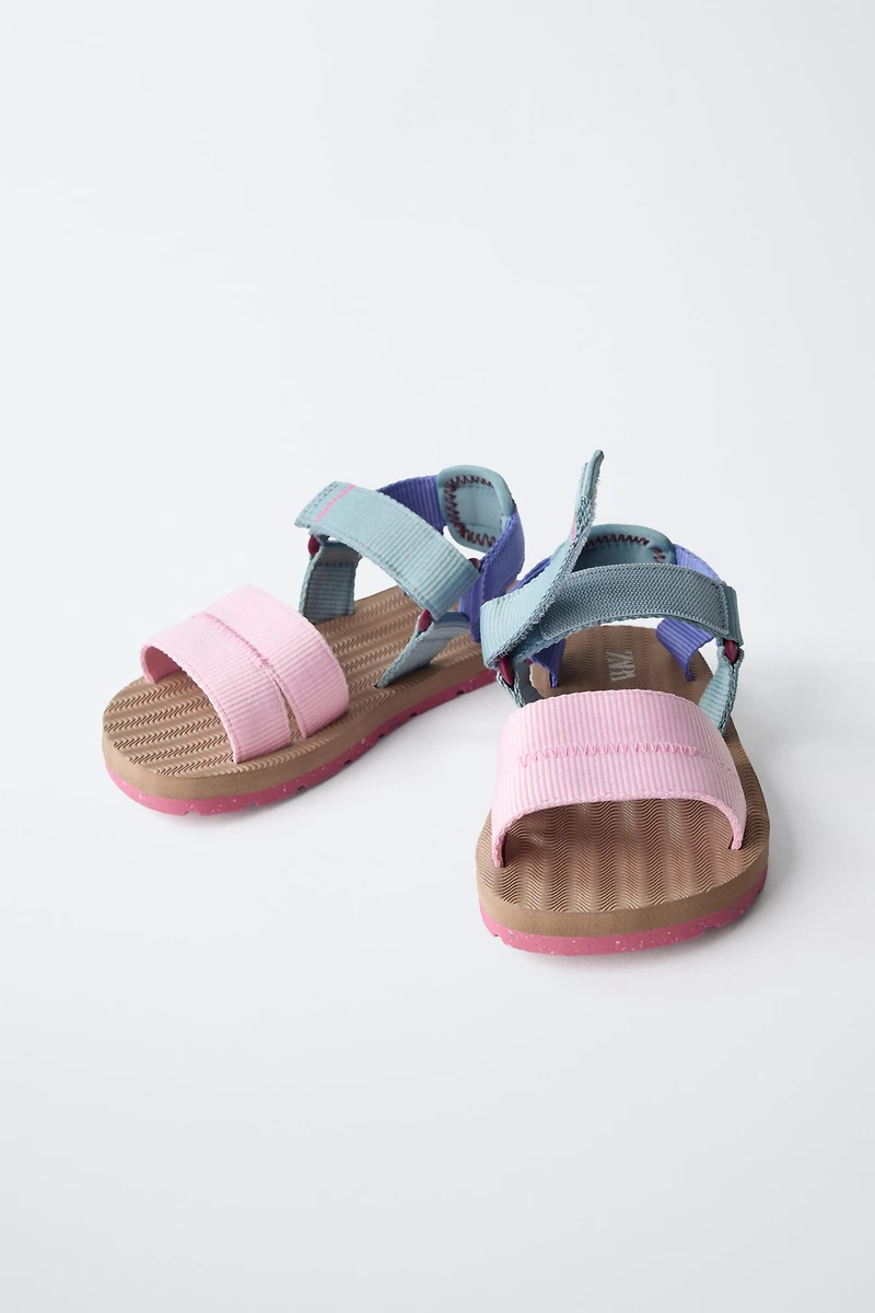 COLOR TECHNICAL SANDALS