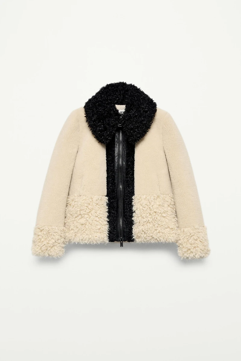 FAUX FUR PATCHWORK JACKET - THE ITEM ZARA WOMAN