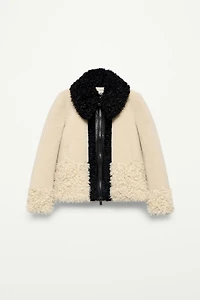 FAUX FUR PATCHWORK JACKET - THE ITEM ZARA WOMAN