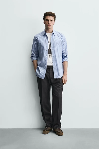 CHEMISE REGULAR FIT À RAYURES