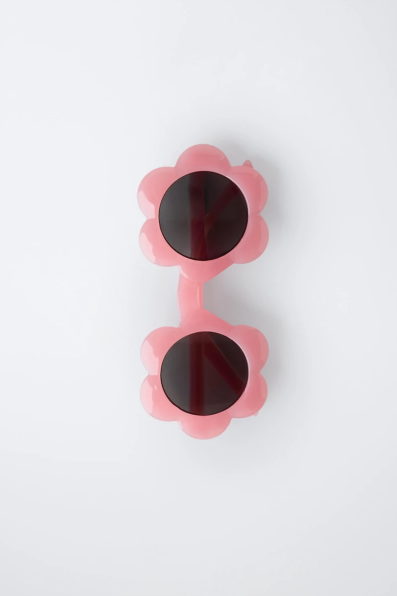 FLORAL PLASTIC SUNGLASSES