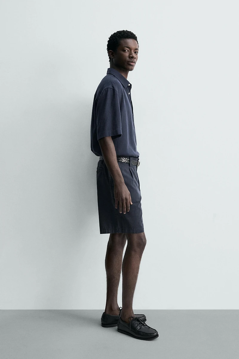 CHEMISE POLO FLUIDE EN LYOCELL