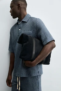 TEXTURED POLO SHIRT