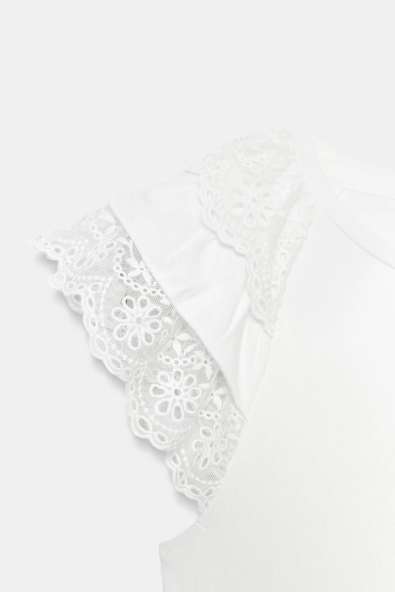 SHORT SLEEVE EMBROIDERED T-SHIRT