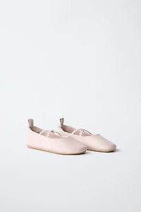 BALLERINES EN CUIR