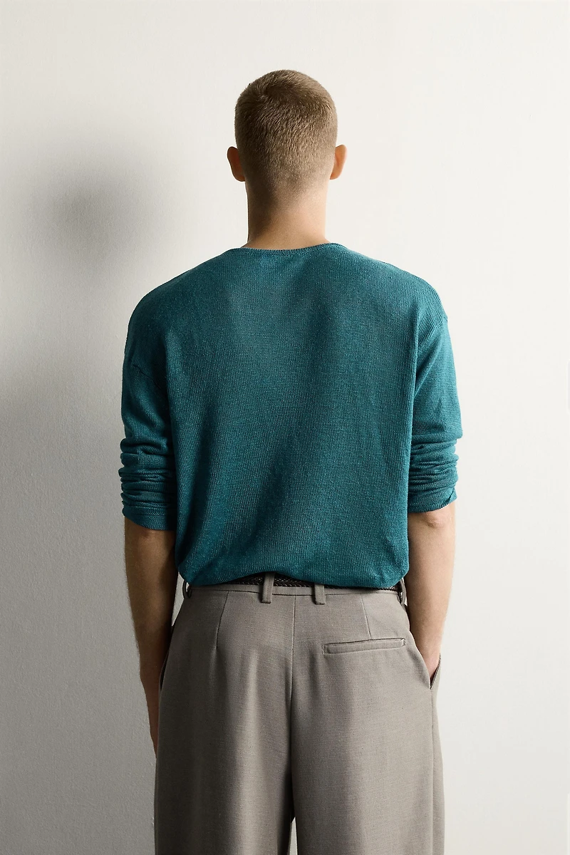 100% HEMP RELAXED FIT SWEATER